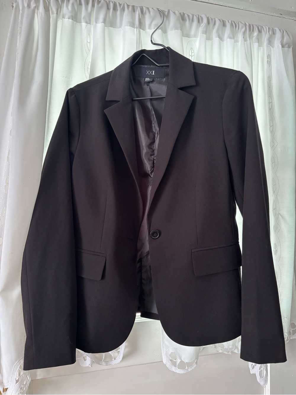Forever 21 Black Single-Button Women's Blazer